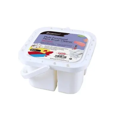 Picture of Giorgione Multifunctional Plastic White Paint Brush Washer and Cleaner with Holder