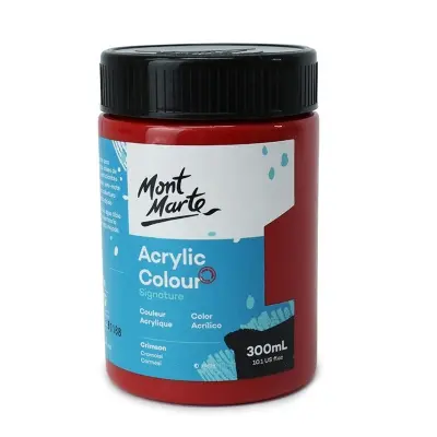 Picture of Mont Marte Acrylic Paint 300ml - Crimson