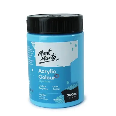 Picture of Mont Marte Acrylic Paint 300ml - Sky Blue