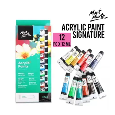 Picture of Mont Marte Acrylic Paint Set (12ml) - 12/18 Colors