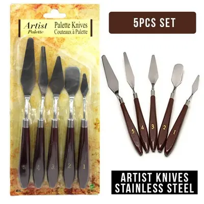 Picture of Artist Palette Spatula Set for Mixing Paints - 5pcs