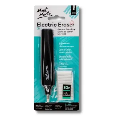 Picture of Mont Marte Electric Eraser, Includes 30 Eraser Refills