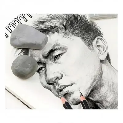Picture of Kneaded Art Eraser /Rubber Pencil/Charcoal/Pastel Eraser for Art Drawing Artist