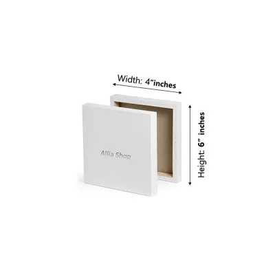 Picture of Art Canvas White for Painting Canvas Size 4x6 inches Frame Canvas Board for Painting