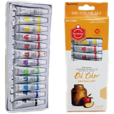 Picture of Keep Smiling Oil Color Set (6ML) - 12 Colors