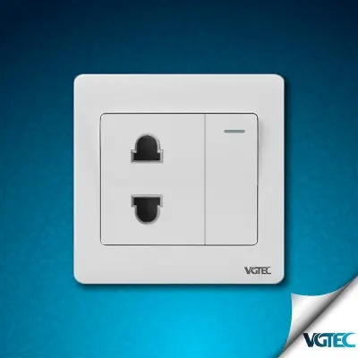 Picture of VGTEC 2 Pin socket with switch  (Regular series)