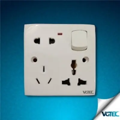 Picture of VGTEC 6 Pin socket with switch (Econo series)