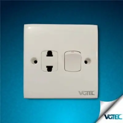 Picture of VGTEC 2 Pin socket with switch (Econo series)