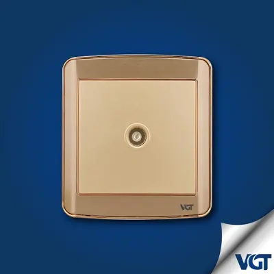 Picture of VGTEC  TV socket (Golden series) 