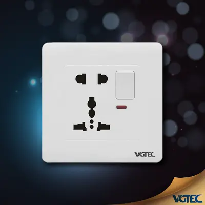 Picture of VGTEC  5 Pin MF socket with switch  (Cute series)