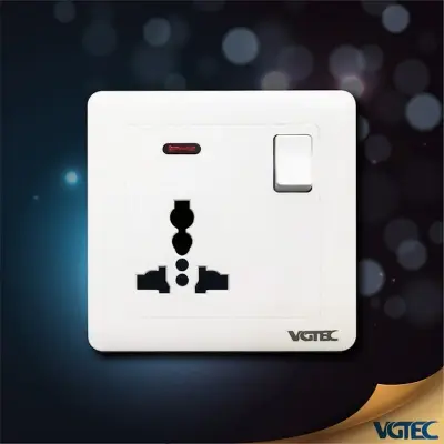 Picture of VGTEC  3 Pin MF socket with switch (Cute series)