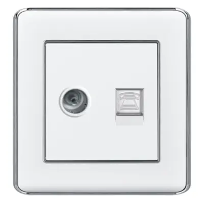 Picture of VGTEC TV & Internet  combined socket (Nice series)