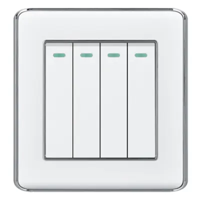 Picture of VGTEC  4 Gang 1 way switch (Nice series)