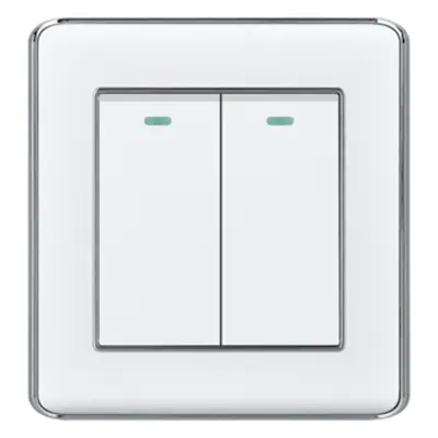 Picture of VGTEC  2 Gang 1 way switch (Nice series)