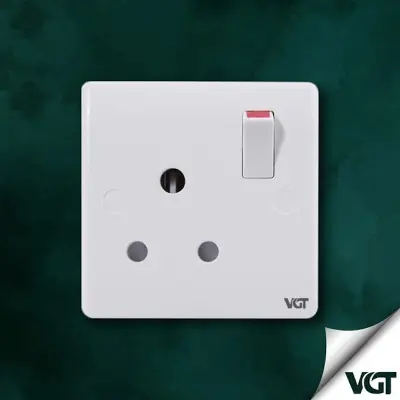 Picture of VGT  3 Pin round socket with switch (Classic series)