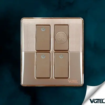 Picture of VGTEC  Fan Dimmer and 3 gang switch 