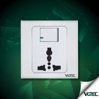 Picture of VGTEC  3 Pin MF socket with switch  (Exclusive series)