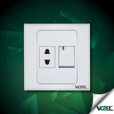 Picture of VGTEC  2 Pin socket with switch (Exclusive series)
