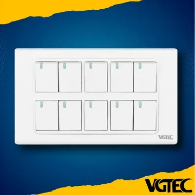 Picture of VGTEC  10 Gang 1 way switch (Exclusive series)
