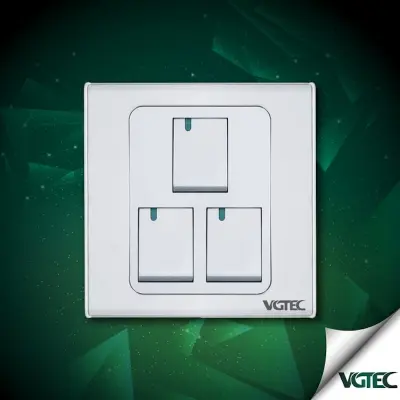 Picture of VGTEC  3 Gang 1 way switch (Exclusive series)