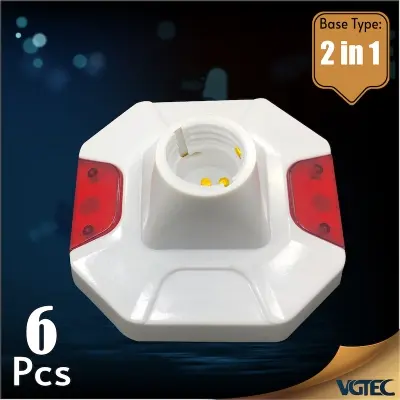 Picture of VGTEC Bakelite batten holder (Nice series)-2 in 1