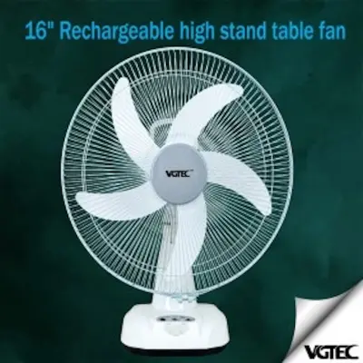 Picture of VGTEC 16" Rechargeable table fan