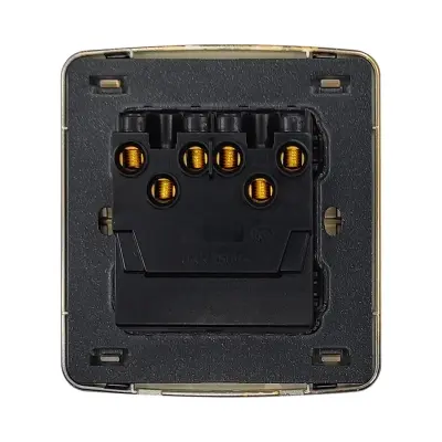 Picture of VGTEC  4 gang 1 way switch (Golden series) 