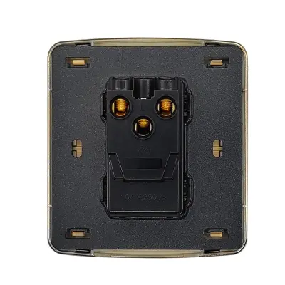 Picture of VGTEC  2 gang 1 way switch (Golden series) 