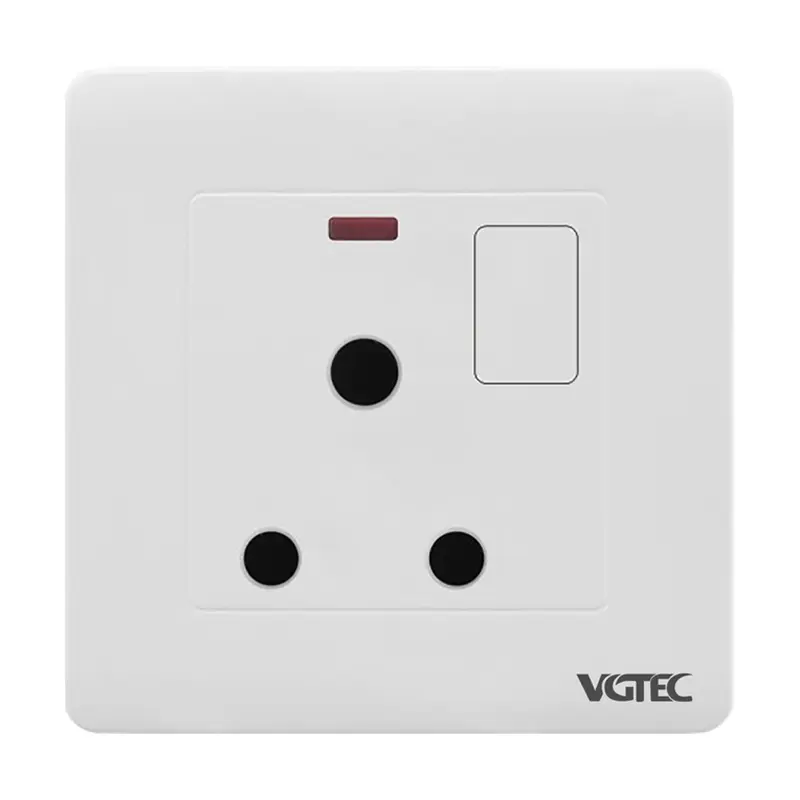 Picture of VGTEC  3 Pin round socket with switch (Cute series)