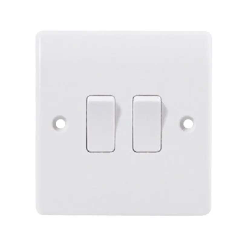 Picture of ZAK  2 Gang 1 way switch (Classic-V series)