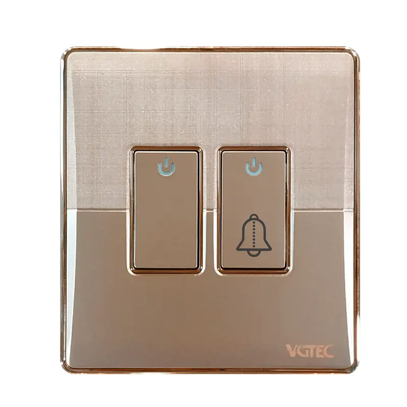 Picture of VGTEC  Door bell with 1 gang switch (Platinum series)