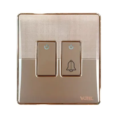 Picture of VGTEC  Door bell with 1 gang switch (Platinum series)