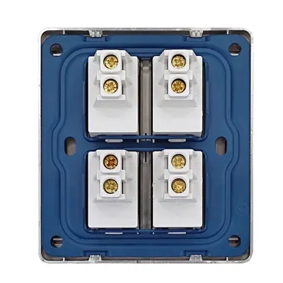 Picture of VGTEC  4 Gang 1 way switch (Platinum series)