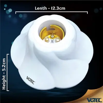 Picture of VGTEC Bakelite batten holder (Lotus series)-Pin