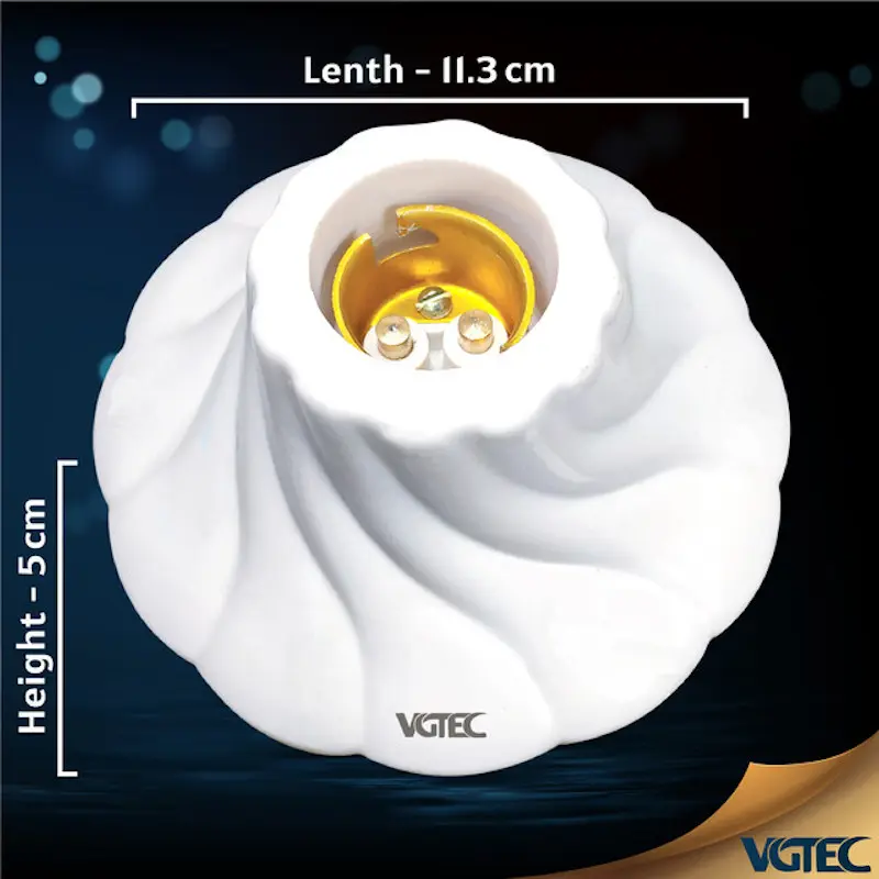 Picture of VGTEC Bakelite batten holder (Lily series)-Pin