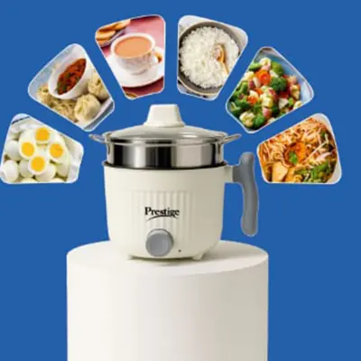 Picture of Prestige Mini Multifunctional Electric Cooker With Steamer