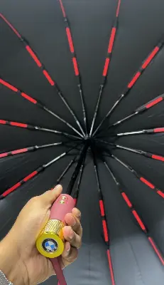 Picture of 16 Ribs 64 Bones Heavy Duty Windproof Umbrella | Large Auto Open Umbrella for Men & Women | Rain & Sun Protection |
