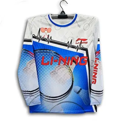 Picture of Li-Ning Full Sleeve Premium Badminton Jersey For Men - Winter & Bike Jersey - Li Ning Jersey 2026