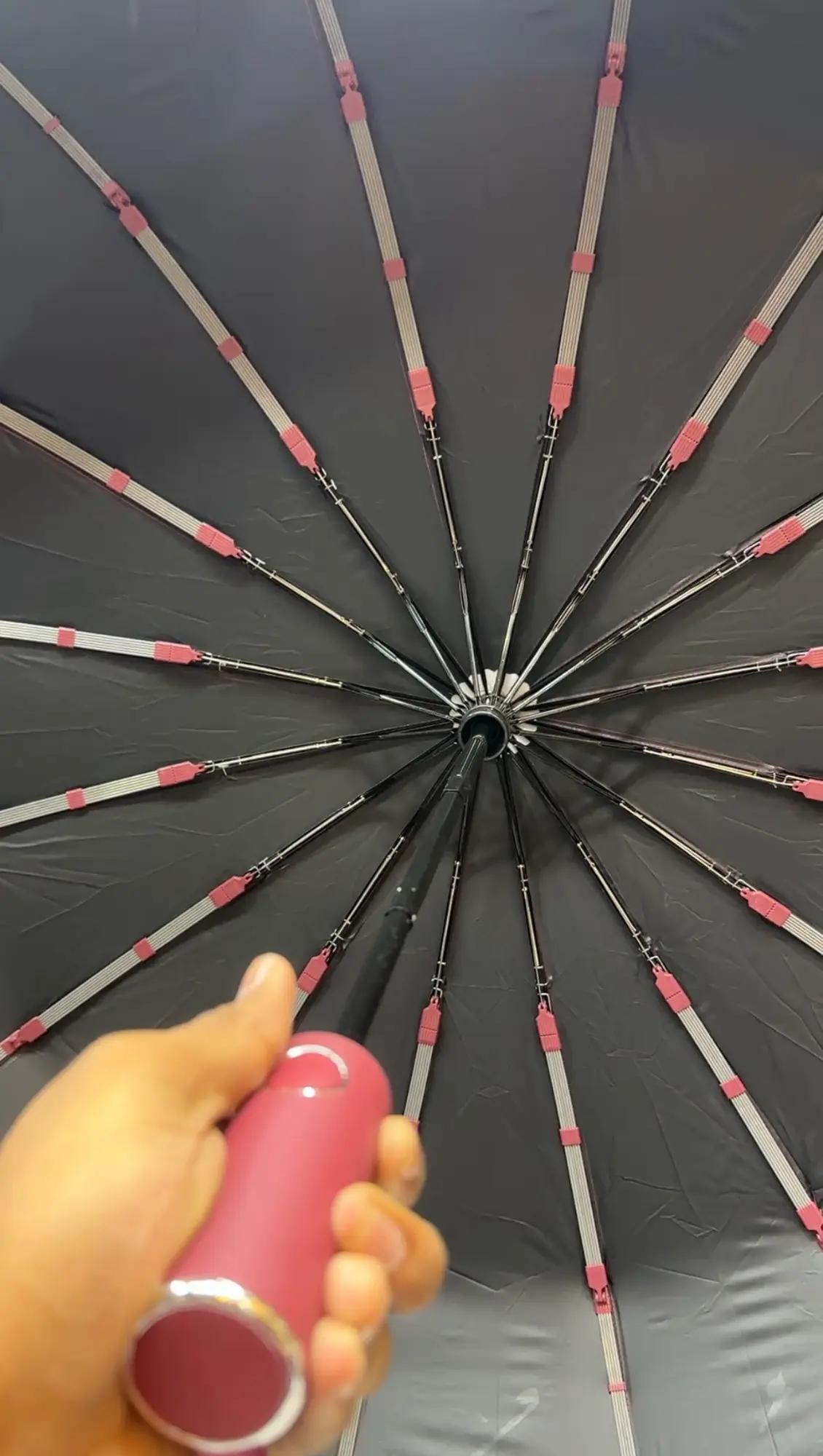 Picture of BMW 16 Ribs 96 Bones Windproof Auto Umbrella – Large Folding Rain Umbrella for Men Women