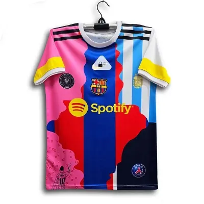 Picture of Messi Thai Premium Football Jersey For Man - Half Sleeve Club T Shirt - Argentina Jersey 2026