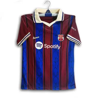 Picture of Barcelona Thai Premium Football Jersey For Men - Half Sleeve Collar Polo Club Jersey - Barcelona Jersey 2026