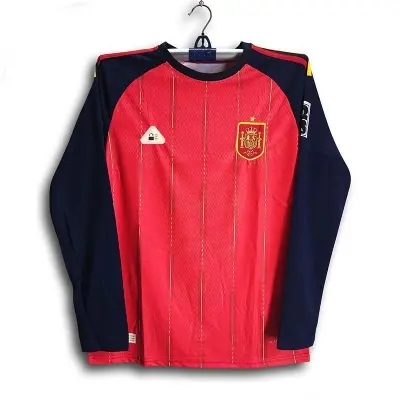 Picture of Spain World Cup Jersey 2026 Thai Premium Football Jersey For Men - Long Sleeve Jersey - Spain Jersey 2026