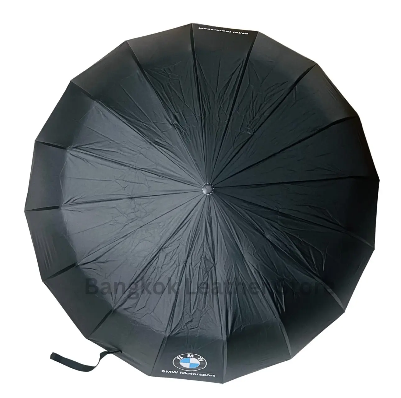 Picture of BMW Premium 16 Ribs Foldable Umbrella for Men & Women – Windproof, Leakproof, Strong Metal Frame, Compact Travel Rain Umbrella