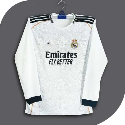 Picture of Real Madrid Full Sleeve Thai Premium Football Jersey For Men - Long Sleeve club t shirt - Real Madrid Jersey 2026