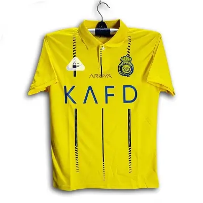 Picture of Al-Nassr Thai Premium Football Jersey For Men - Half Sleeve Collar Polo club Jersey - Al-Nassr Jersey 2026