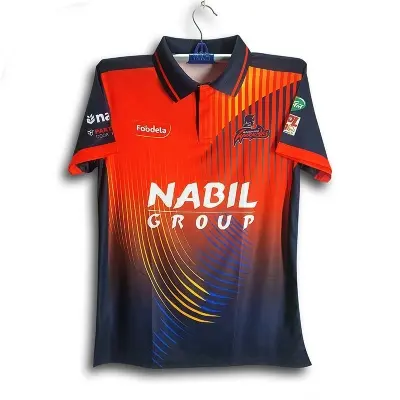 Picture of Rajshahi Warriors Premium BPL Cricket Jersey For Men - BPL Half Sleeve Collar Polo Jersey - Rajshahi Jersey 2026