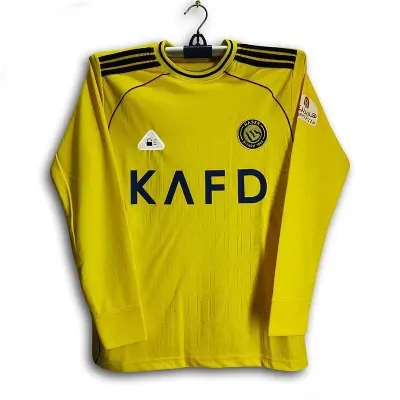 Picture of Al-Nassr Thai Premium Football Jersey For Man - Long Sleeve Club Jersey - Al Nassr Jersey 2026/2027