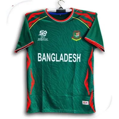 Picture of Bangladesh T20 World Cup Jersey - Short Sleeve Cricket Jersey For Men - Bangladesh Cricket Jersey 2026