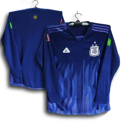Picture of Argentina World Cup Thai Premium Football Jersey For Men - Long Sleeve t shirt - Argentina Jersey 2026