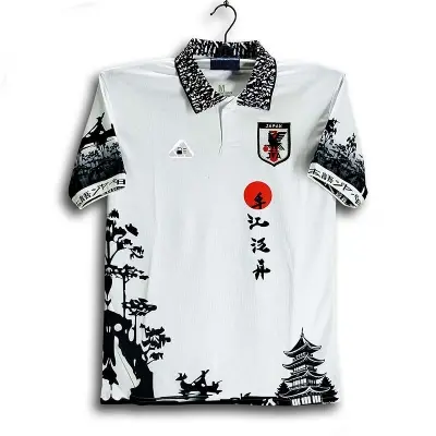 Picture of Japan Thai Premium Football Jersey For Men - Half Sleeve Collar Polo T Shirt - Japan Jersey 2026